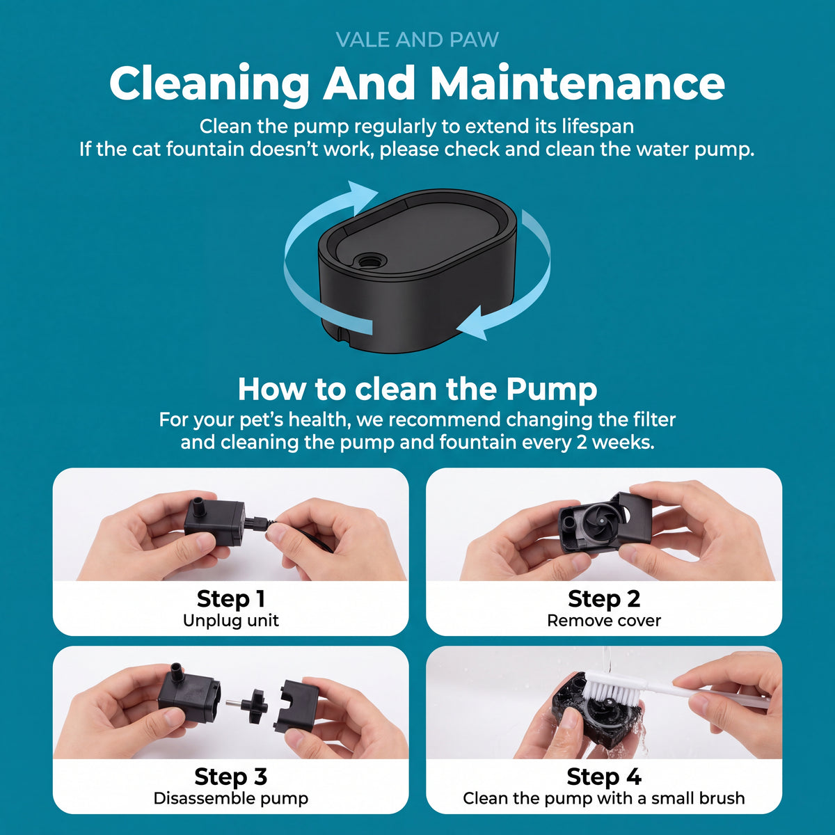 Vale & Paw - Pet Water Fountain - 50% OFF + FREE GIFTS